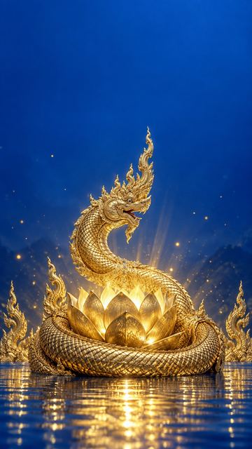 พญานาค สีฟ้า สำหรับคนเกิดวันเสาร์